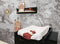 Dresser with 3 drawers Floris Matt Black Natural