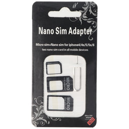 SIM adapter from nano-SIM to SIM card format
