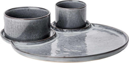 Cosy&Trendy Emma Dark Grey Bord 3 Vaks - Ø 32 cm