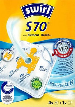 Swirl vacuum cleaner bag S70 MicroPor Plus for Siemens and Bosch vacuum cleaners