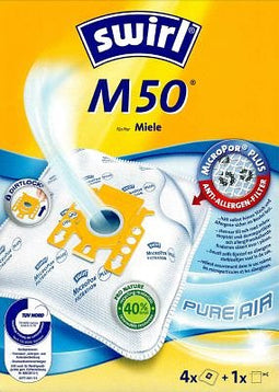 Swirl vacuum cleaner bag M50 (M51 / M53) MicroPor Plus for Miele vacuum cleaners