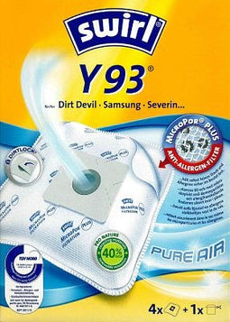 Swirl vacuum cleaner bag Y93 (Y95) MicroPor Plus for Dirt Devil, Samsung and Severin vacuum cleaners