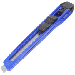 Cutter Ecoline 9mm, lockable blade, also ideal as a craft knife, with break-off aid and practical cl