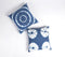 Abstract Tie & Dye Cotton Cushion Cover, 16 x 16 inches