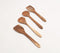 Acacia Wood Classic Spatulas (Set of 4)
