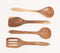 Assorted Acacia Wood Cooking Spoons (set of 4)