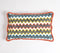 Block Printed Chevron Lumbar Cushion Cover