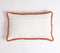 Block Printed Chevron Lumbar Cushion Cover