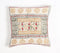 Block Printed Cotton Floral Cushion Cover, 18 x 18 inches