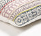 Block Printed Cotton Geometric Maximal Cushion Cover, 18 x 18 inches