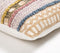 Block Printed Cotton Geometric-Floral Lumbar Cushion Cover, 20 x 14 inches