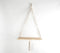 Boho Macrame & Wooden Hanging Wall Shelf