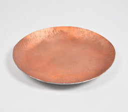 Bronze-Toned Round Charger Plate