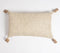 Chevron Bisque Lumbar Cushion cover