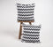 Chevron Printed & tasseled Handloom Cotton Cushion Covers (set of 2)