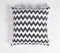 Chevron Printed & tasseled Handloom Cotton Cushion Covers (set of 2)