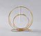 Coiled Metal & Glass Test tube Planter Vase
