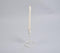 Distressed White Metal Candle Holder