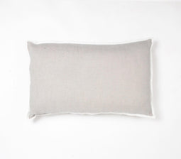 Dyed Monotone Grey Cotton Cushion Cover, 14 x 20 inches