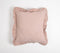 Dyed Monotone Pink Cotton Linen Cushion Cover, 18 x 18 inches