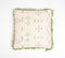 Embroidered Geometric Cushion Cover with Fringes