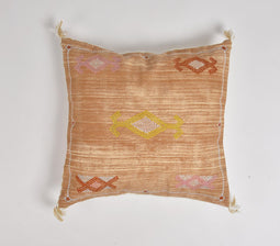 Embroidered Ginger Cushion cover