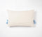 Embroidered Motifs Textured Pillow Cover, 14 x 20 inches