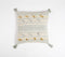 Embroidered Stripes Cushion Cover with Tassels