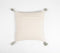 Embroidered Stripes Cushion Cover with Tassels