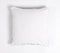Flock Printed Cotton Cushion cover, 18 x 18 inches