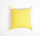 Floral Embroidered Patchwork Cotton Tasseled Cushion Cover