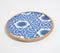 Floral Painted Wooden Serving Platter