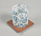 Floral Screen Printed Tea Light shade with MDF Stand
