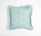 Floral Sky Cotton Cushion Cover, 18 x 18 inches