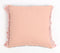 Fringed Floral Night Velvet Cushion Cover