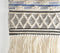 Geometric Fringed Handwoven Cotton & Wool Wall Hanging