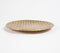Gold Toned Aluminium Round Serving Plate