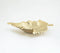 Gold Toned Autumn Leaf Aluminium Dish