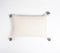 Greyscale Striped & Tasseled Lumbar Cushion Cover