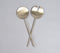 Hand Beaten Honey Dew Salad Servers (Set of 2)