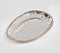 Hand Beaten Silver-Toned Iron Egg-Shaped Serving Trays (set of 2)