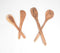 Hand Carved Assorted Acacia Cooking Spoons (set of 4)
