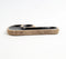Hand Carved J-Shaped Black Wooden Serving Platter