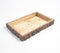 Hand Carved Mango Wood Bark Serving Tray
