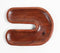 Hand Carved Wooden Magnet-Shaped Serving Platter