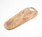 Hand Cut Mango Wood Elongated Serving Platter