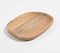 Hand Cut Natural Wood Serving Platter