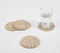 Hand Cut Yellow Terrazzo Stone Coasters (Set of 4)