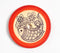Hand Painted & Turned Wooden Channapatna Coasters with Stand (set of 4)_1