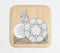 Hand Printed Ethnic Floral Wooden Coasters (set of 4)